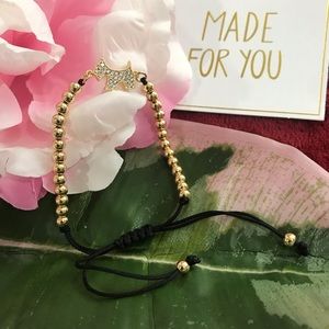 Gorgeous Handmade DOG  Charm Gold Plated Bracelet